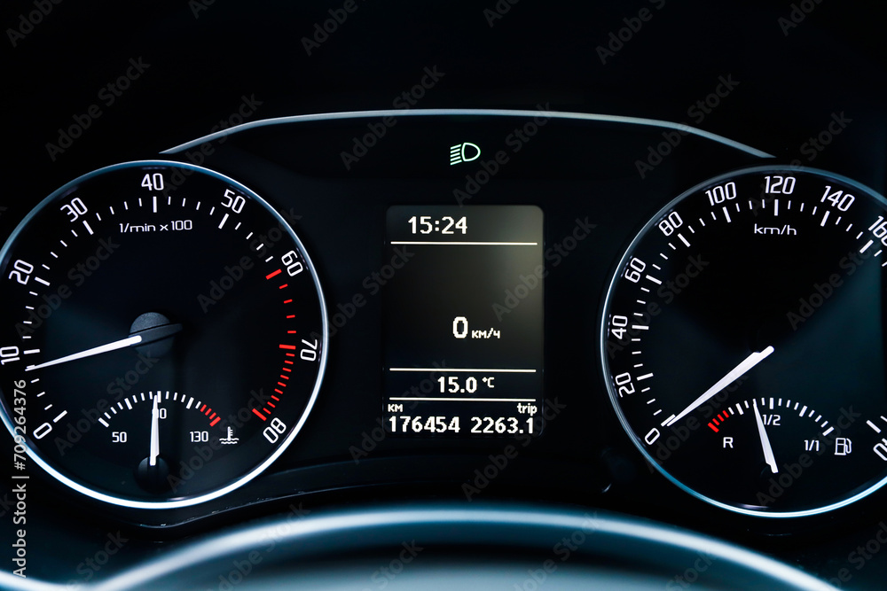 Fototapeta premium automotive electronics