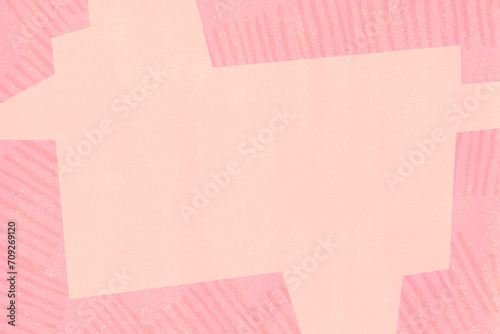 Pink border design with paint splash pattern framing  background photo