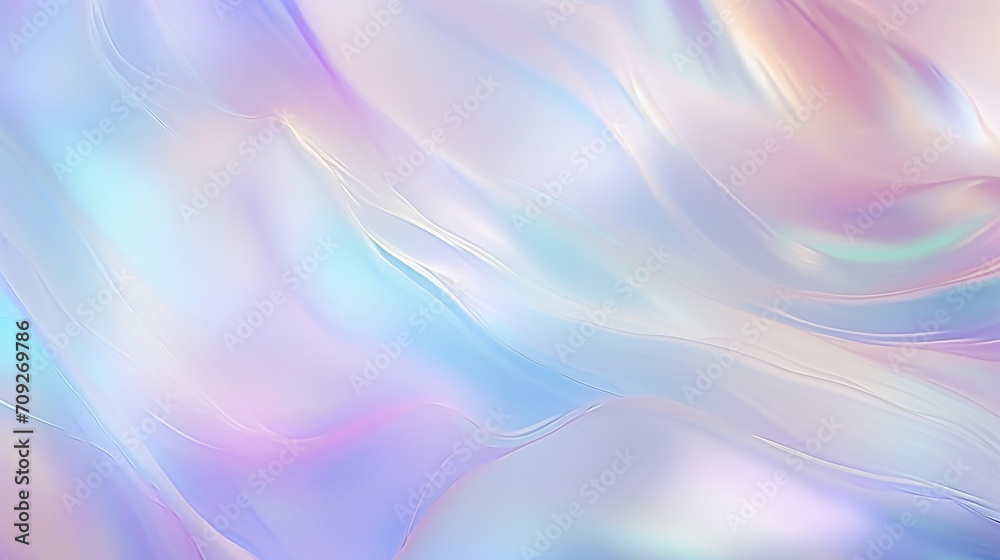 Abstract background in opal colors, reminiscent pastel iridescent holographic foil Abstract background in opal colors, reminiscent pastel iridescent holographic foil