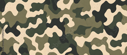 Camouflage Pattern Military Colors Vector Style Camo Background Graphic Army Wall Art Design