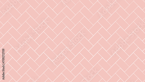 Pink brick tile wall or floor background