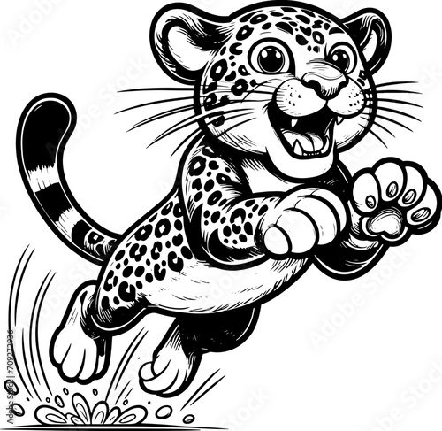 Jumpy Jaguar Cartoon icon 3