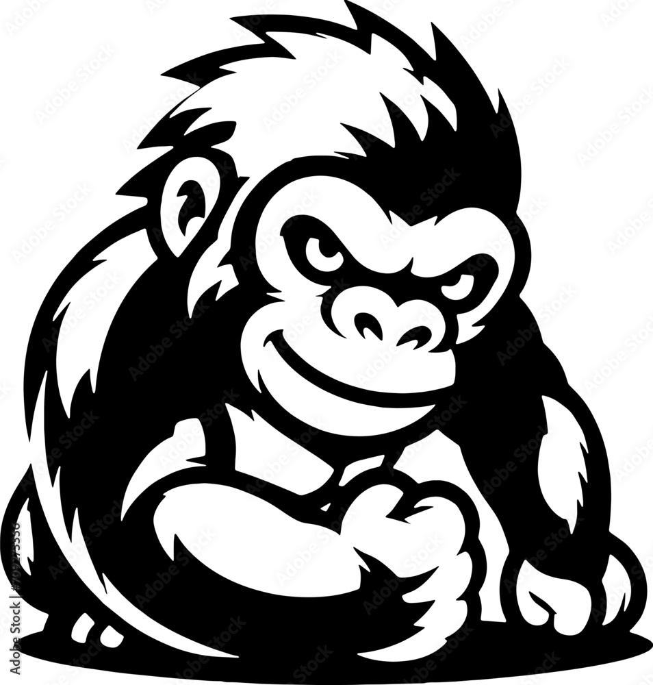 Glimmer Gorilla Cartoon icon 5