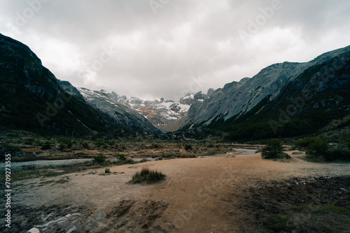 Trek to Laguna Esmeralda in southern Argentina close to Ushuaia in Patagonia - dec 2th 2023