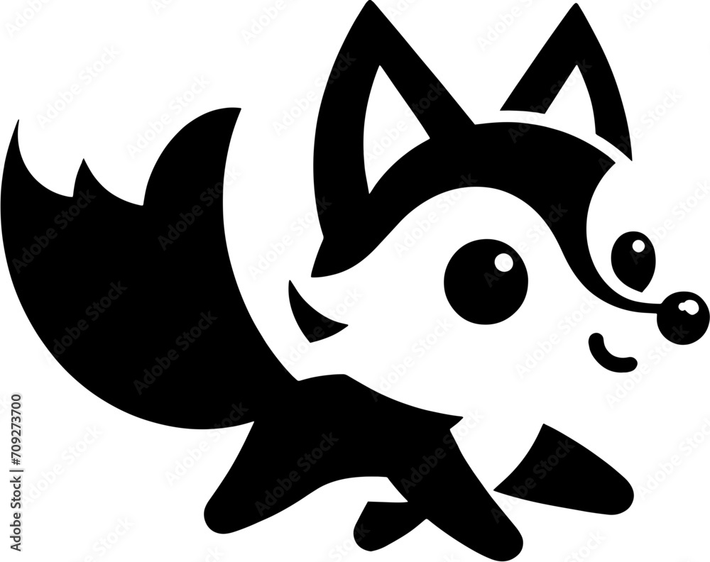Fototapeta premium Frisky Fox Cartoon icon 14