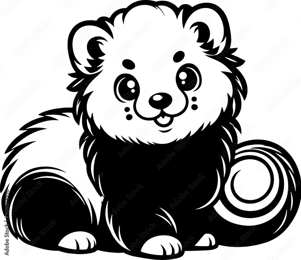 Fluffy Ferret Cartoon icon 3 Fluffy Ferret Cartoon icon 3