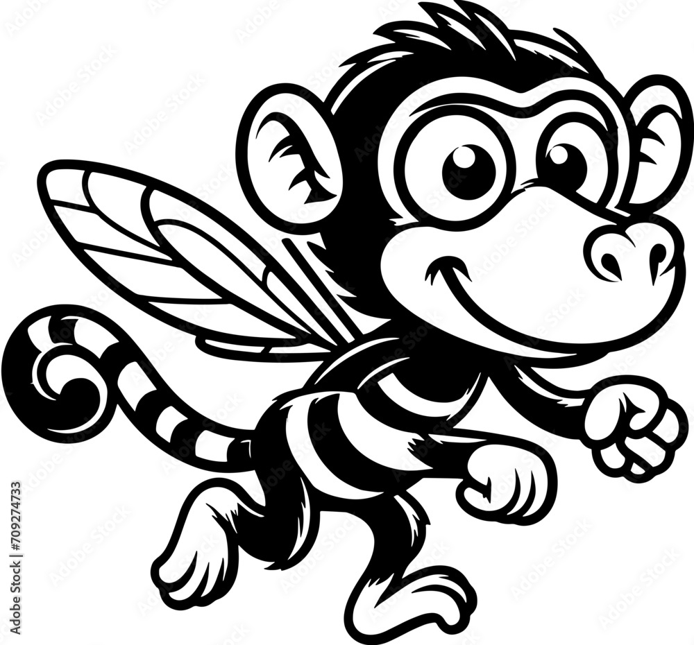 Buzzy Baboon Cartoon icon 10 Buzzy Baboon Cartoon icon 10