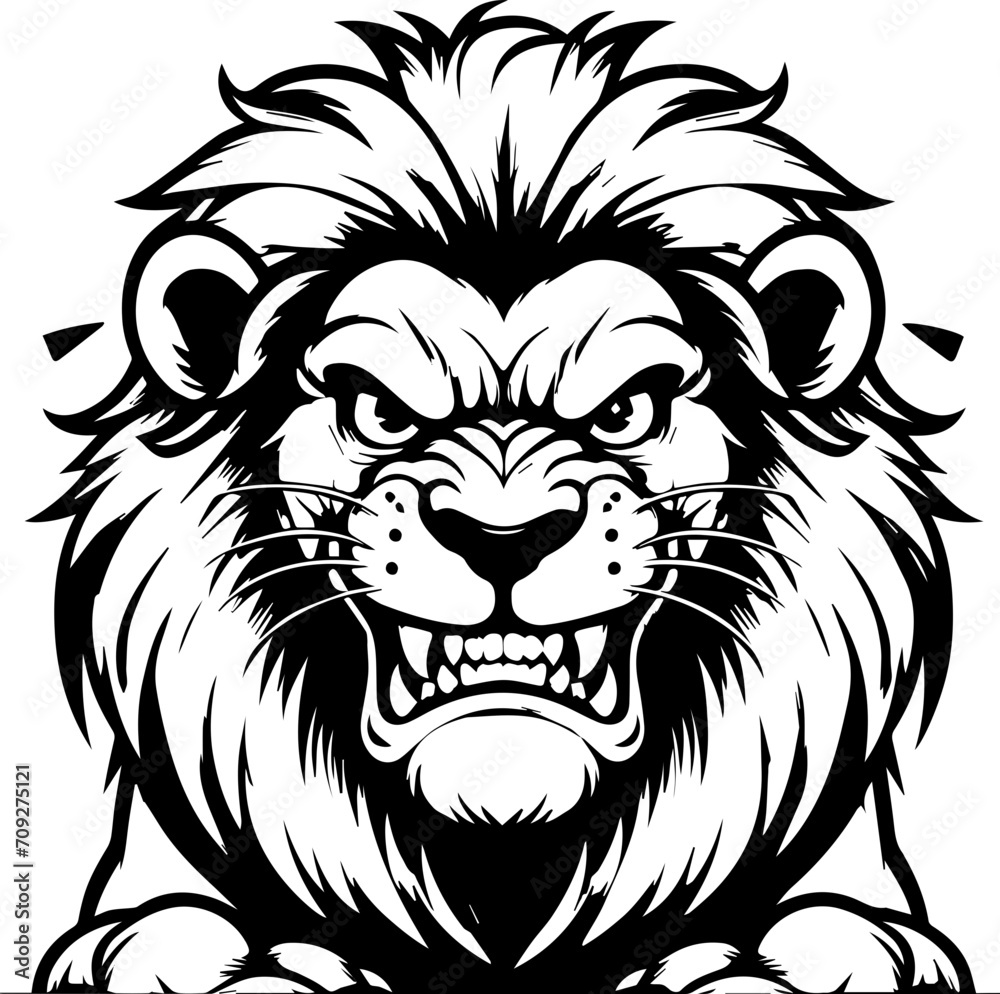 Angry Lion Cartoon icon 13