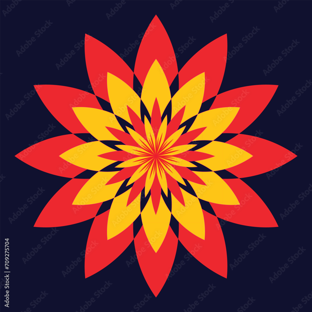 colorful flower mandala design colorful flower mandala design