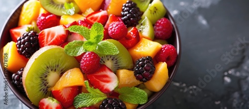 Wallpaper Mural Nutritious fruit salad. Torontodigital.ca