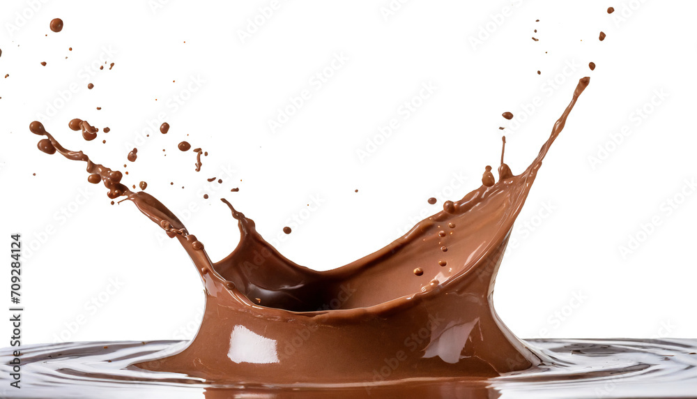 Chocolate splash - isolated Chocolate splash - isolated