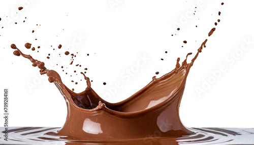  Chocolate splash - isolated