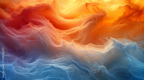 abstract background with fire