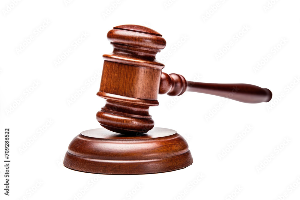 Judge gavel isolated on transparent background, Law and justice concept, Wooden auction hummer, Sentencing in the courtroom Judge gavel isolated on transparent background, Law and justice concept, Wooden auction hummer, Sentencing in the courtroom