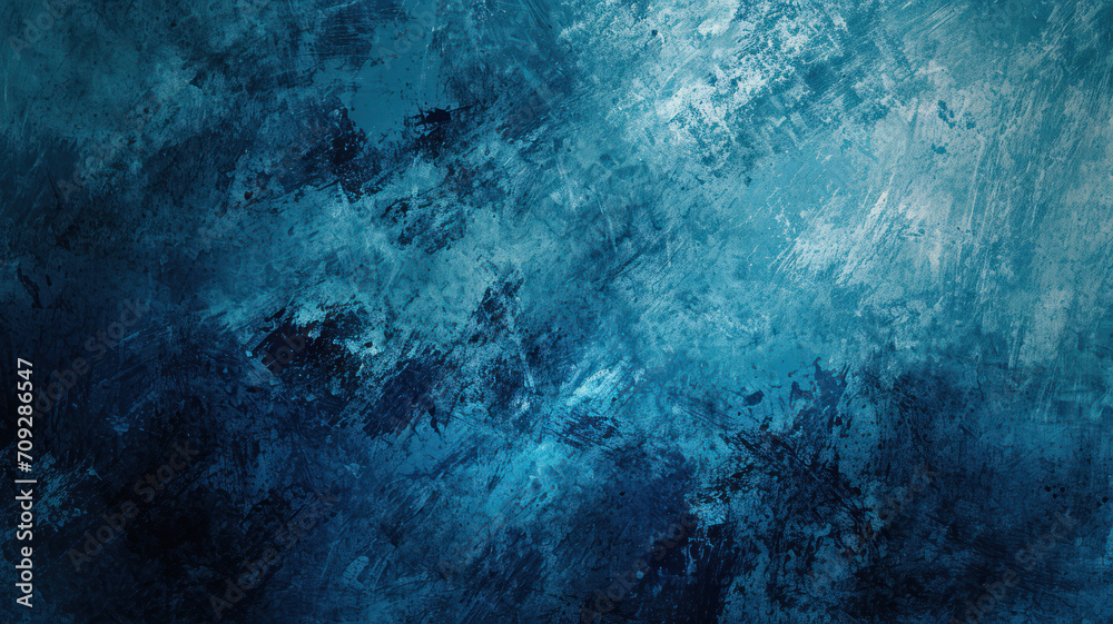 Obraz premium Dark Blue Grunge Texture Background