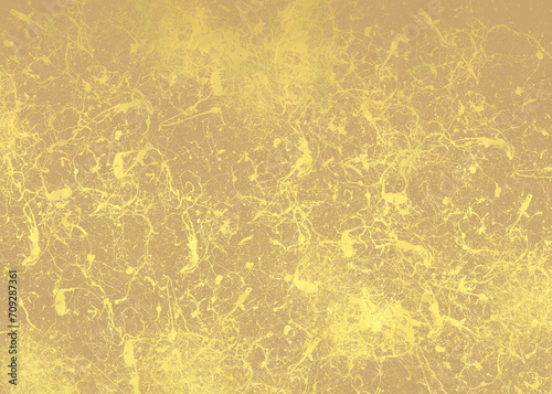 Obraz na płótnie Golden Abstract decorative paper texture background for artwork - Illustration w salonie