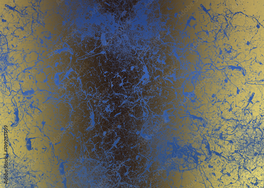 Golden Abstract decorative paper texture background for artwork - Illustration
