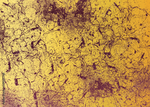 Obraz na płótnie Golden Abstract decorative paper texture background for artwork - Illustration w salonie