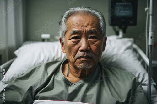 portrait of senior man in the hospital  © Magic Art