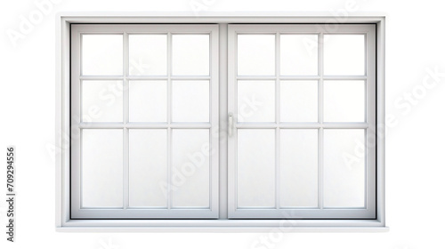 house window isolated in transparent background.