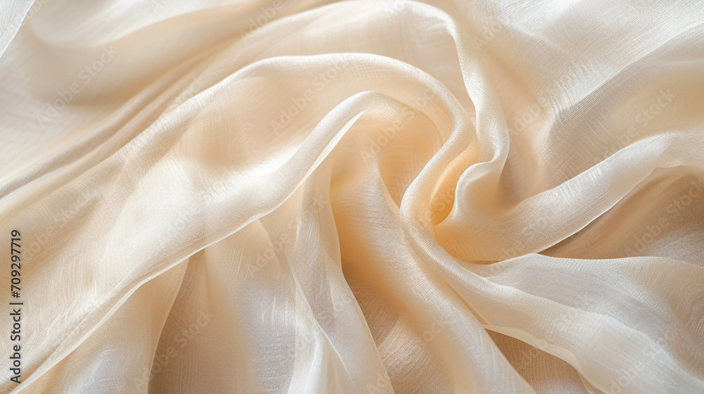 Fototapeta premium Colorful, silky and shiny textured textile backgrounds. Background fabrics in blue, green, pink, white and cream colors. Trend colors and fabrics of 2024. The most preferred fabrics. Backgrounds.