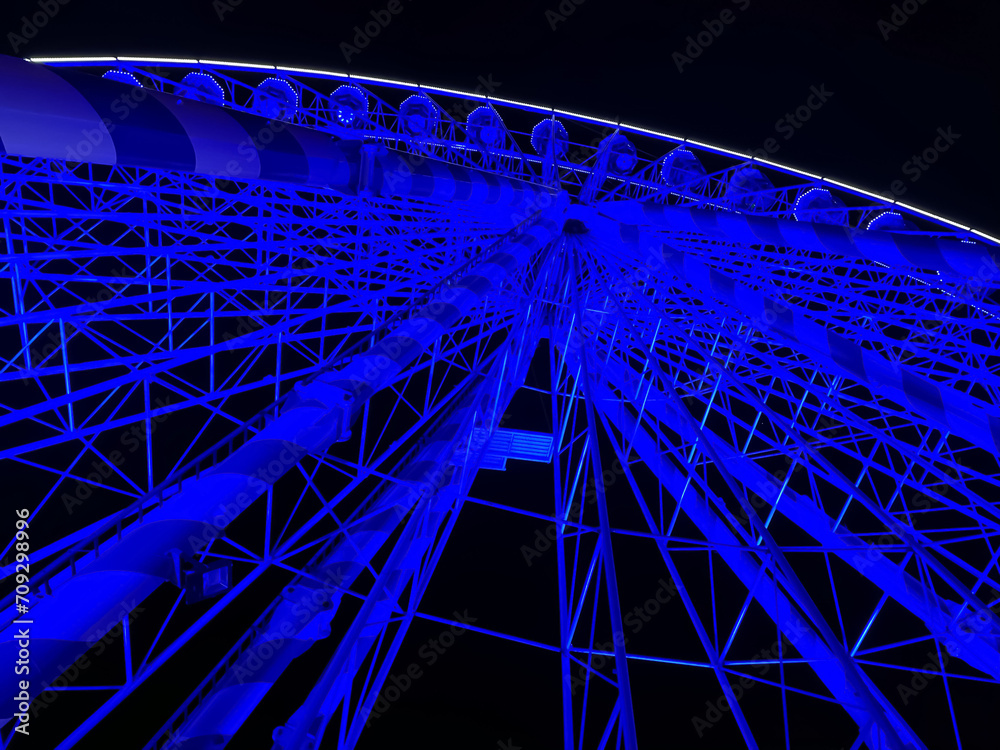 Grande roue la nuit