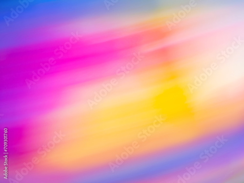 Rainbow large bokeh effect background. Rainbow dreamlike blur bokeh texture.