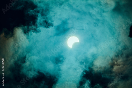 Partial Annular Solar Eclipse on October 14, 2023 Seen From Columbus, Ohio
