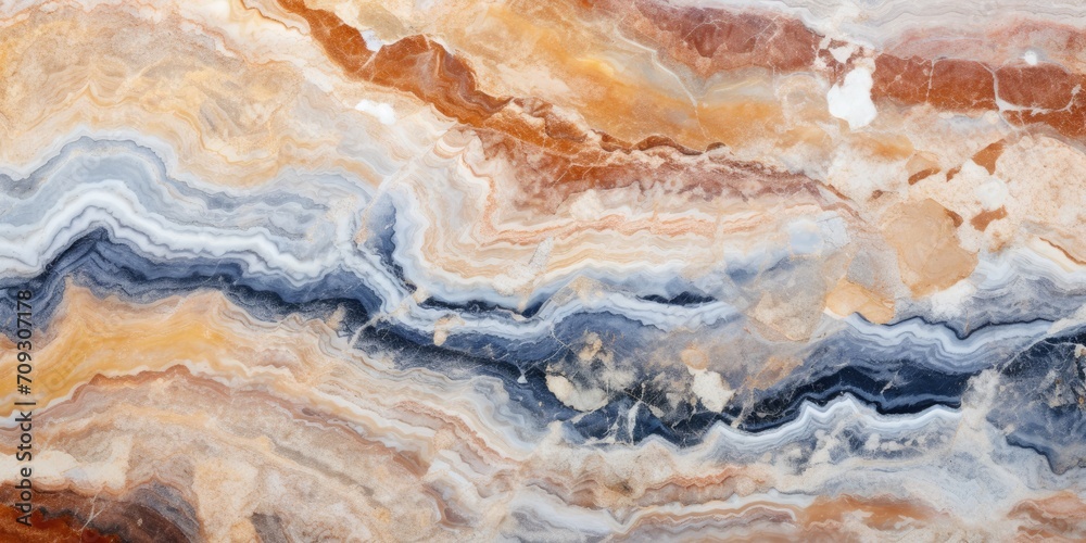 Marble tile with high resolution, polished texture, glossy exterior, and exotic agate surface for home decoration.