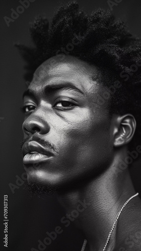 Soulful Gaze: Portrait of a Man with a Story to Tell, black history month