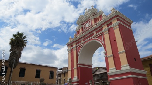 ancient, Huamanga, Ayacucho, Perú, arch, baroque photo