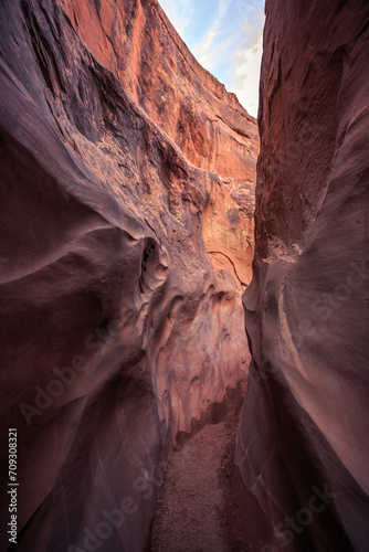 Formations of Dry Fork Slot Canyon, Hole in the Rock Road, Grand Staircase Escalante, Utah