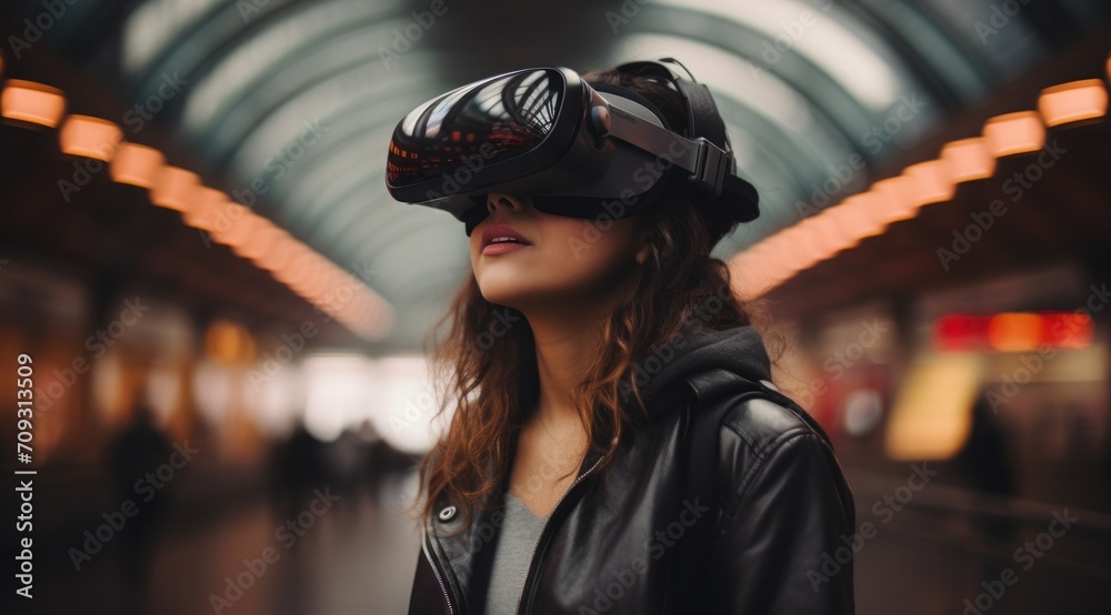 High tech travel in the future time. High tech futuristic urban travel for people. High tech travel in the future time. High tech futuristic urban travel for people.