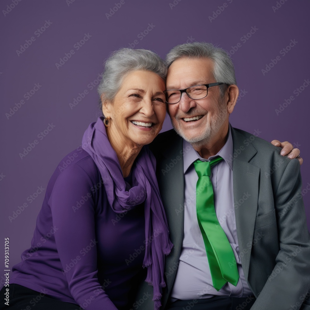 Man and Woman Sitting Together