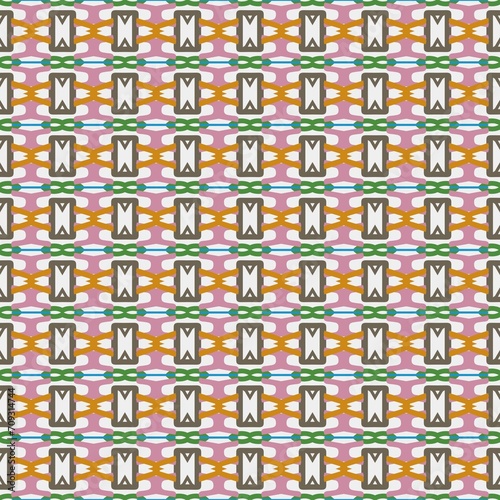Abstract seamless pattern. Abstract background for fabric print, card, table cloth, furniture, banner, cover, invitation, decoration, wrapping. Repeating pattern. © t2k4
