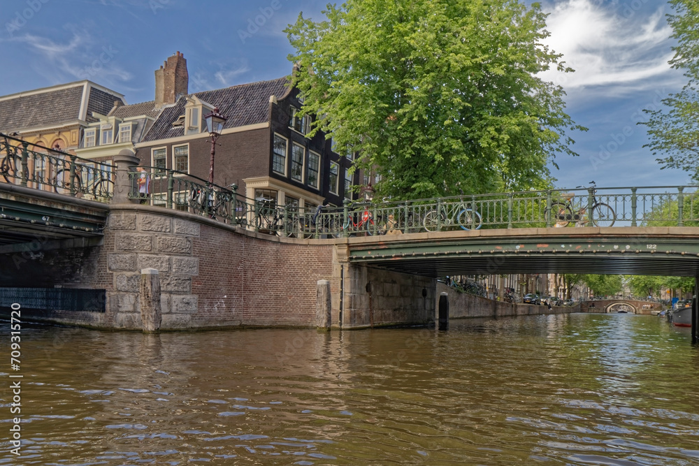Amsterdam, the Netherlands – bridges over water channels