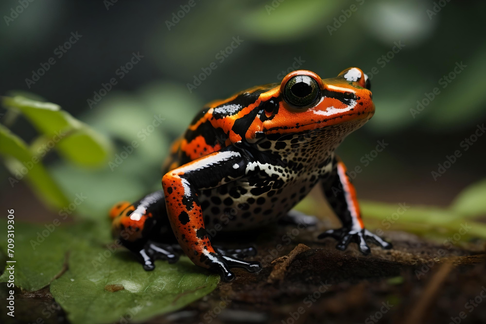 Obraz premium Beautiful and Vibrant Mimic Poison Frog