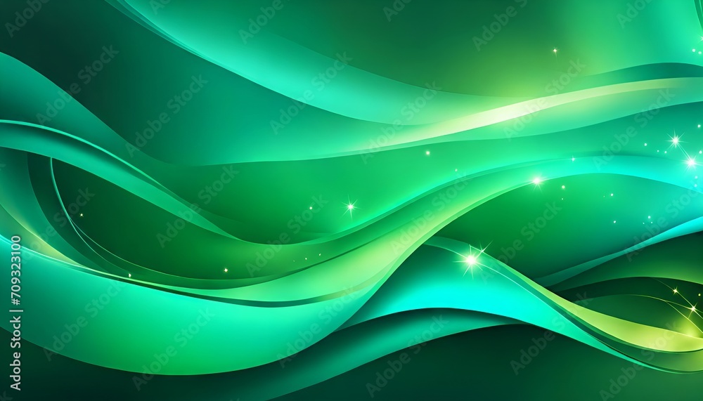 Fototapeta premium An abstract green background.