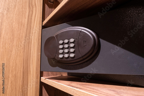 Safe with combination lock....