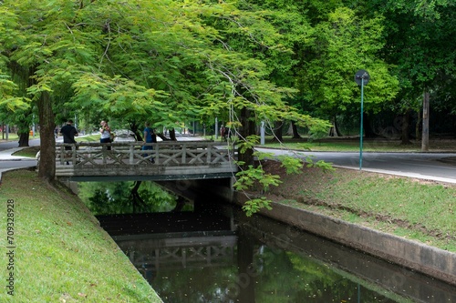 Rio, Brazil - april 07, 2023, Quinta da Boa Vista is a municipal park in the Imperial Quarter of Sao Cristovao, photo