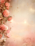 Sogno Floreale: Incanto e Luce in un Giardino di Rose