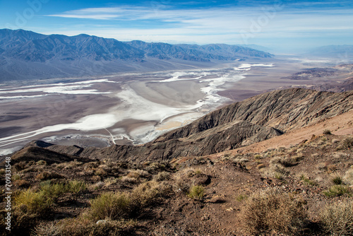 Badwater Basin Valley from Dante's View, Death Valley National Park, California