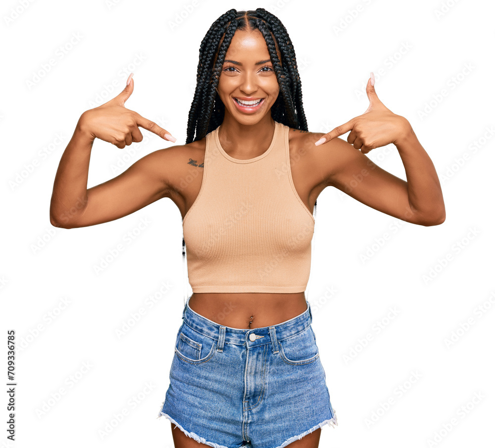 Beautiful hispanic woman wearing casual clothes looking confident with smile on face, pointing oneself with fingers proud and happy. Beautiful hispanic woman wearing casual clothes looking confident with smile on face, pointing oneself with fingers proud and happy.