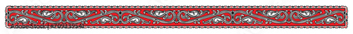 TRADITIONAL ORNAMENT OF BATAKNESE, TRADITIONAL FABRIC CALLED ULOS, PATTERN, BACKGROUND, NORTH OF SUMATERA photo