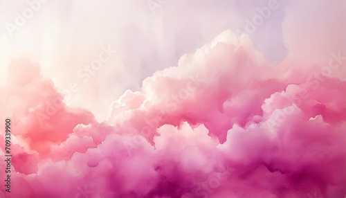 watercolor pink background watercolor background with clouds