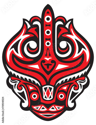 TRADITIONAL ORNAMENT OF BATAKNESE, TRADITIONAL FABRIC CALLED ULOS, PATTERN, BACKGROUND, NORTH OF SUMATERA