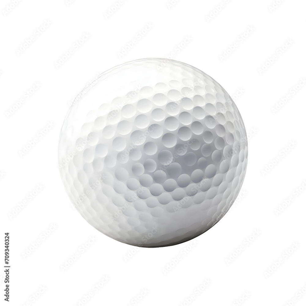 WHITE GOLF-BALL isolated on transparent and white background WHITE GOLF-BALL isolated on transparent and white background
