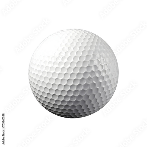 ROUND_GOLF_BALL isolated on transparent and white background