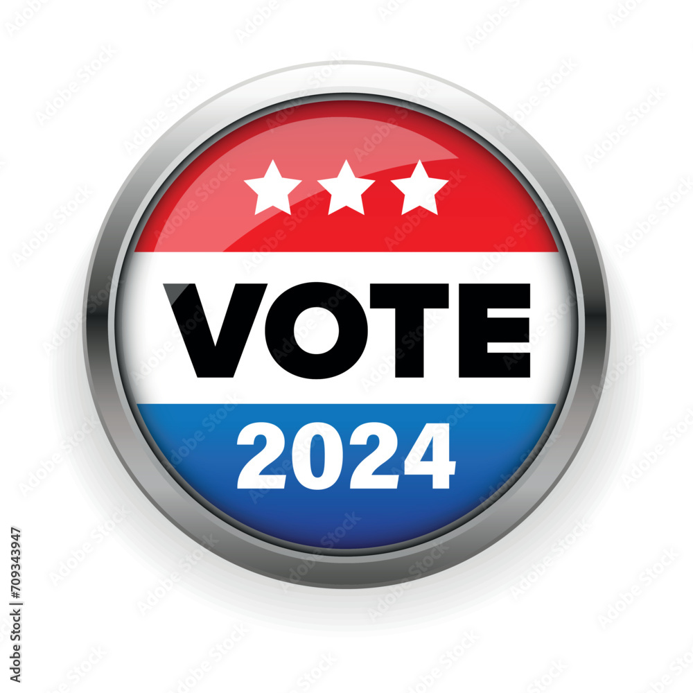 Usa Presidential election Vote badge Usa Presidential election Vote badge