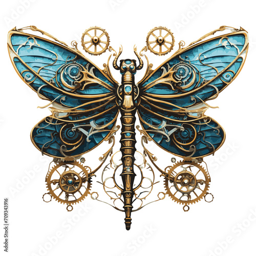 steampunk dragonflies